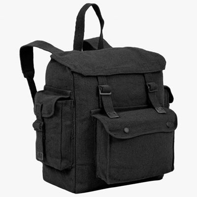 Zaino LARGE WEB con tasche NERO