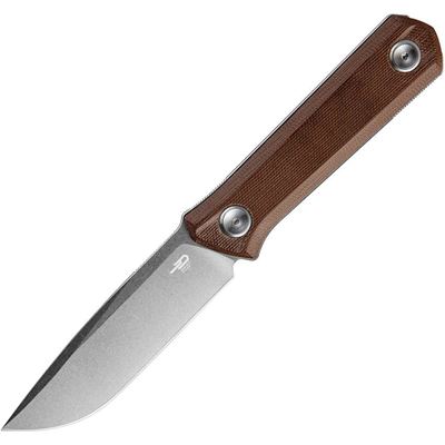 Coltello HEDRON con lama fissa MARRONE