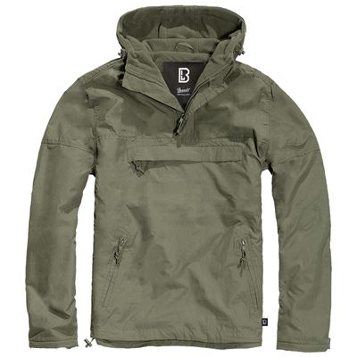 Giacca a vento con cappuccio WINDBREAKER VERDE