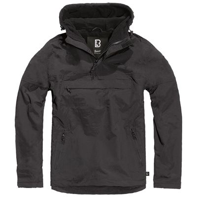 Giacca a vento con cappuccio WINDBREAKER NERA