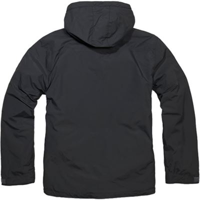 Giacca a vento con cappuccio WINDBREAKER ANTRACITE BRANDIT 3001-05M 2