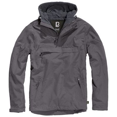 Giacca a vento con cappuccio WINDBREAKER ANTRACITE