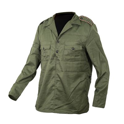 Camicia BULGARA 3 bottoni tricolore VERDE