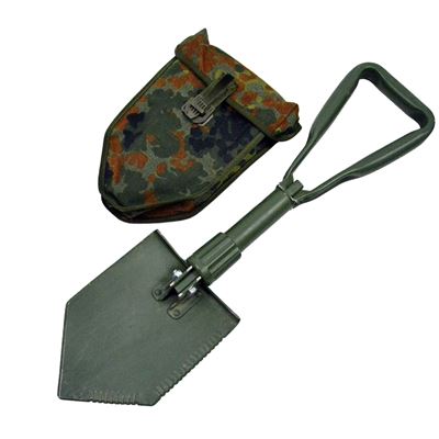 Paletta BW pieghevole con custodia FLECKTARN usata Bundeswehr 91552000 2