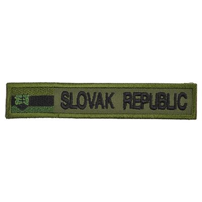 Toppa SLOVAK REPUBLIC + BANDIERA - OLIV