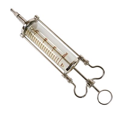 Siringa in vetro da 100 ml