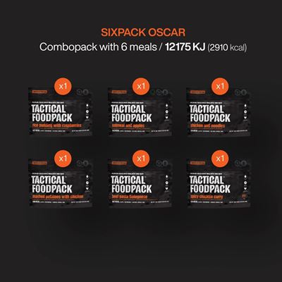 Cibo disidratato 6 porzioni SIXPACK OSCAR TACTICAL FOODPACK C0021 2