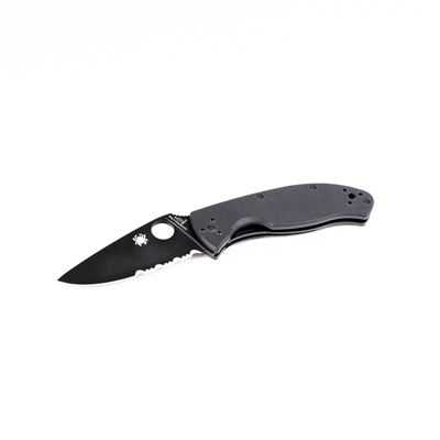 Coltello pieghevole SPYDERCO TENACIOUS® combo NERO