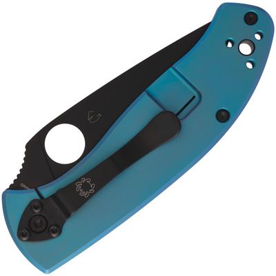 Coltello TENACIOUS® R.I.L. titan BLU Spyderco C122TIBLBK 2