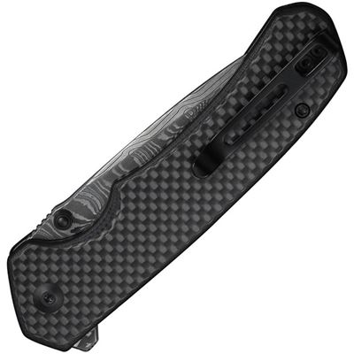 Coltello pieghevole BRAZEN con blocco a pulsante e lama in Damasco CIVIVI C19059CDS1 3