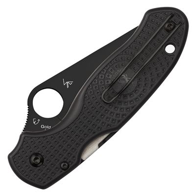 Coltello pieghevole PARA™ 3 lama seghettata NERO Spyderco C223SBBK 2