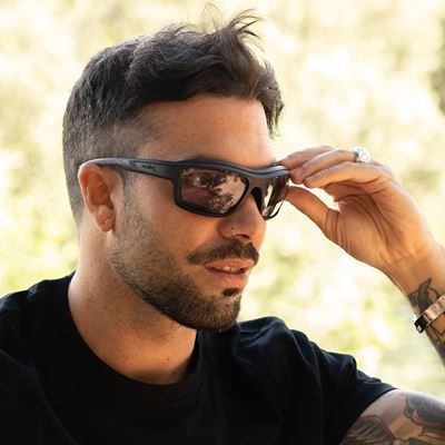 Occhiali da tiro WX OZONE CAPTIVATE™ NERO montatura Lenti fotocromatiche grigie WILEY X CCOZN05-W 5