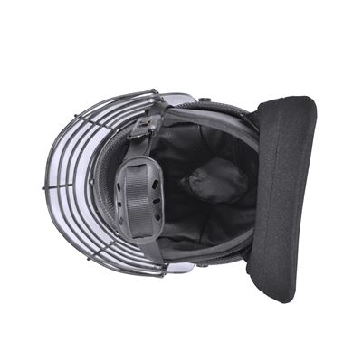 Casco RIOT VISOR con visiera e griglia NERO Commando CI-5116 3