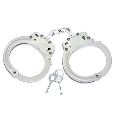 Manette a catena SKY MARSHAL alleggerite in duralluminio aeronautico ARGENTO