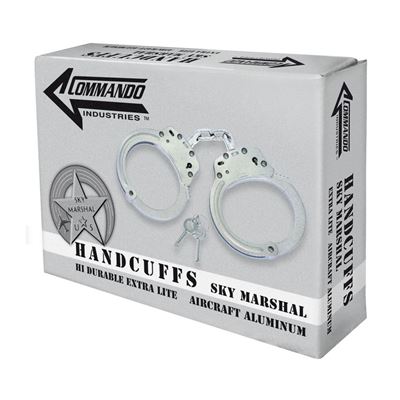 Manette a catena SKY MARSHAL alleggerite in duralluminio aeronautico ARGENTO Commando CI-893-S 2