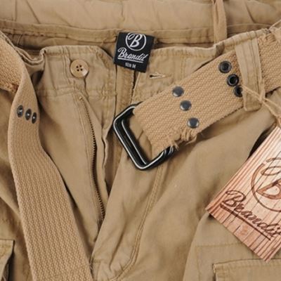 Pantaloncini con cintura SAVAGE vintage BEIGE BRANDIT 2001-03F 3