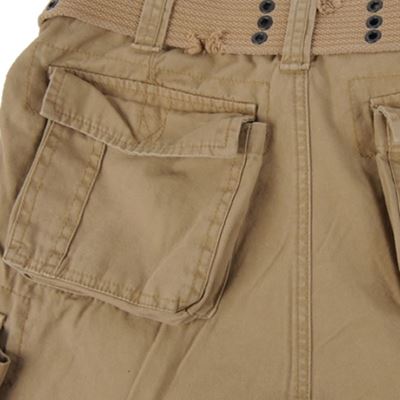 Pantaloncini con cintura SAVAGE vintage BEIGE BRANDIT 2001-03F 4