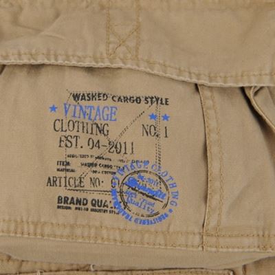 Pantaloncini con cintura SAVAGE vintage BEIGE BRANDIT 2001-03F 5