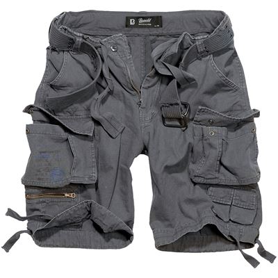 Pantaloncini con cintura SAVAGE vintage ANTRACITE