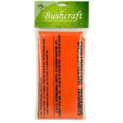 Sacco a pelo di emergenza con istruzioni ARANCIONE