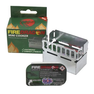 Fornello FIRE DRAGON MINI COOKER in acciaio inossidabile BCB CN360 2