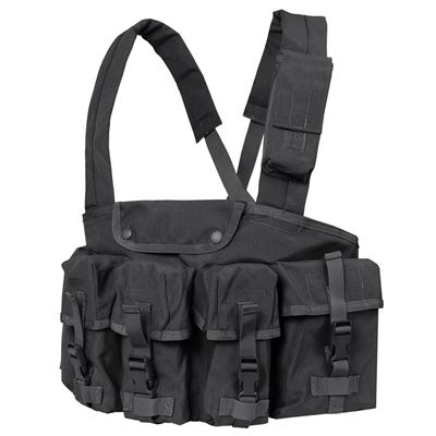 Gilet tattico CHEST RIG 7 tasche NERO