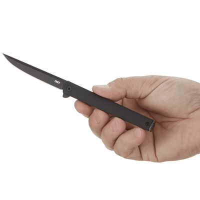 Coltello pieghevole CEO FLIPPER BLACKOUT NERO CRKT CR7097K 11