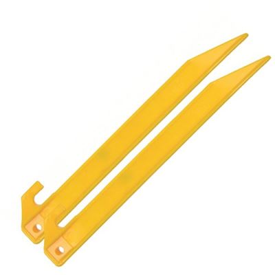 Piantina da tenda IN PLASTICA 21,5 cm 6 pz GIALLO
