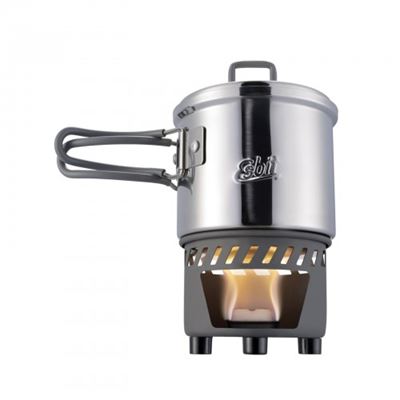 Riscaldatore per alcool solido con contenitore SET