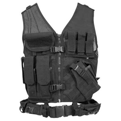 Gilet tattico CROSSDRAW - NERO CONDOR OUTDOOR CV-002 2