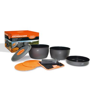 Set di pentole NONSTICK da viaggio, 8 pezzi