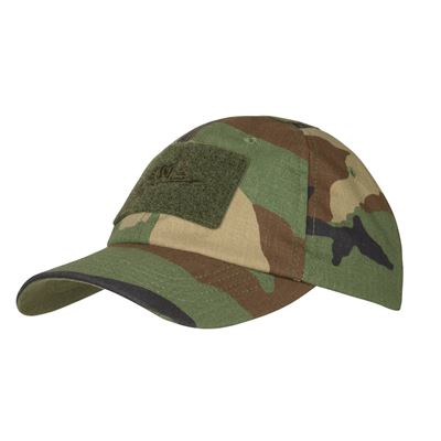 Cappellino da baseball con chiusura in velcro rip-stop US WOODLAND