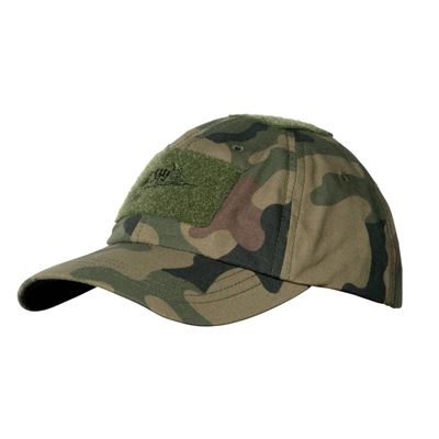Cappellino da baseball con chiusura in velcro rip-stop PL WOODLAND