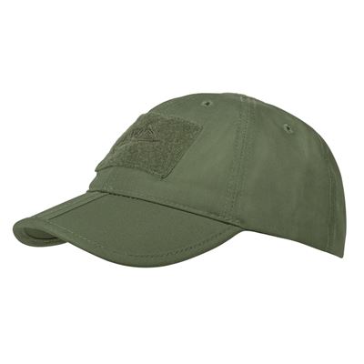 Cappellino da baseball con chiusura in velcro FOLDING® rip-stop VERDE