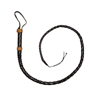 Bič kovbojský pletený kožený
