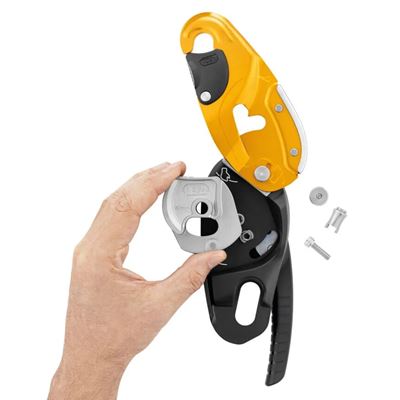 Attrezzatura da discesa in corda doppia Rig Repairable GIALLA PETZL D021BA00 4