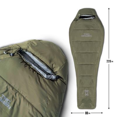 Sacco a pelo TAC MAVEN mummia RAL 7013