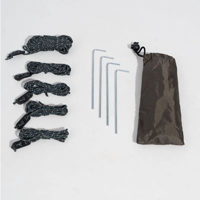 Telone da bivacco WILD 3x3 m RAL 7013 TAC MAVEN D19026-06E 2