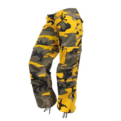 Pantaloni da donna PARATROOPER YELLOW CAMO