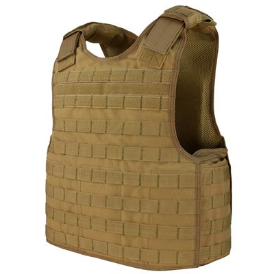Gilet DEFENDER MOLLE porta piastre COYOTE BROWN