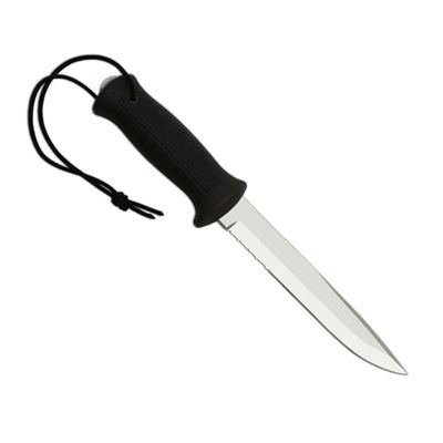 Coltello da combattimento DIVER AZ INOX impugnatura in GOMMA TEMPERATA MIKOV V709253 2