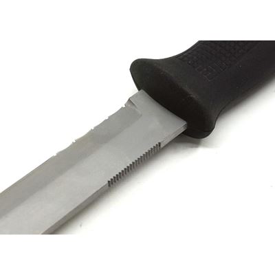 Coltello da combattimento DIVER AZ INOX impugnatura in GOMMA TEMPERATA MIKOV V709253 7