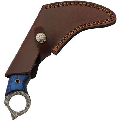 Coltello TALON Karambit BLU Damascus Knives DM-1344BL 2