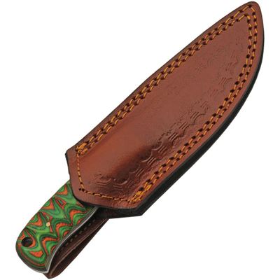 Coltello con lama fissa HUNTER GREEN damasco Damascus Knives DM-1376-GN 3