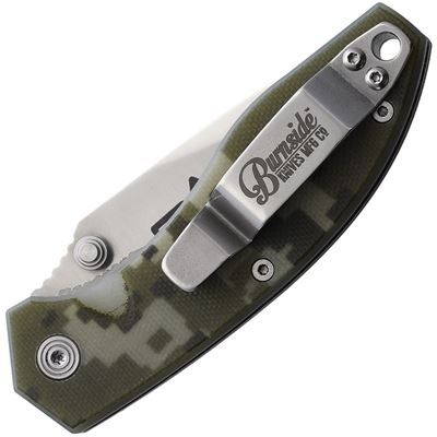 Coltello pieghevole BURNSIDE con lama liscia ostatní DMS04CMO 2