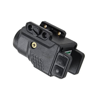 Torcia LA01G per pistola con laser verde NERO DAŽBOG DZ-LA01-G 3