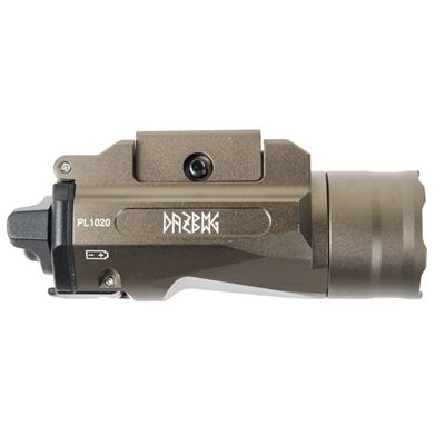 Torcia tattica PT02 per pistola KHAKI DAŽBOG DZ-PT02T 5