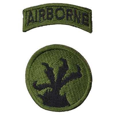 Toppa 17th AIRBORNE DIVISON - OLIV