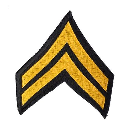 Patch grado militare statunitense CORPORAL - ORO