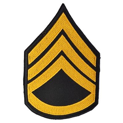 Distintivo di grado US STAFF SERGEANT - ORO